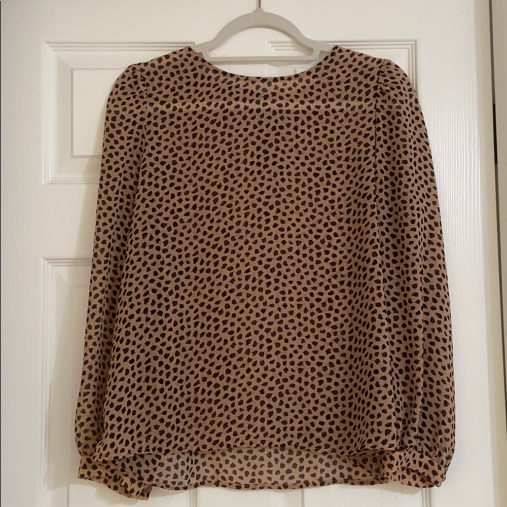 Leopard print long sleeve